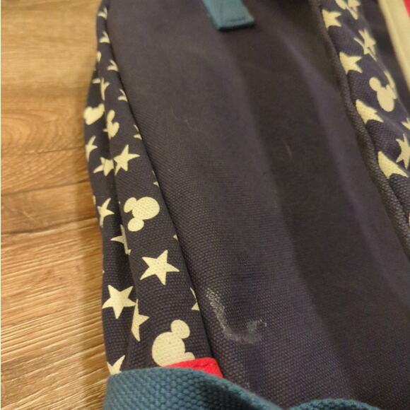 VTG Disney Disneyland Mickey Mouse America USA Backpack Disneyworld - Picture 5 of 8